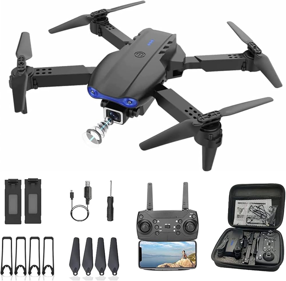 Drone Folding E88 Pro 4K Negro 2.4GHz